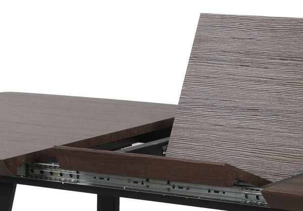 Стол Stockholm раскладной 120-160х80х75см, орех — изображение 3