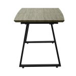 Стол Stockholm раскладной 120-160х80х75см, серый дуб — изображение 4