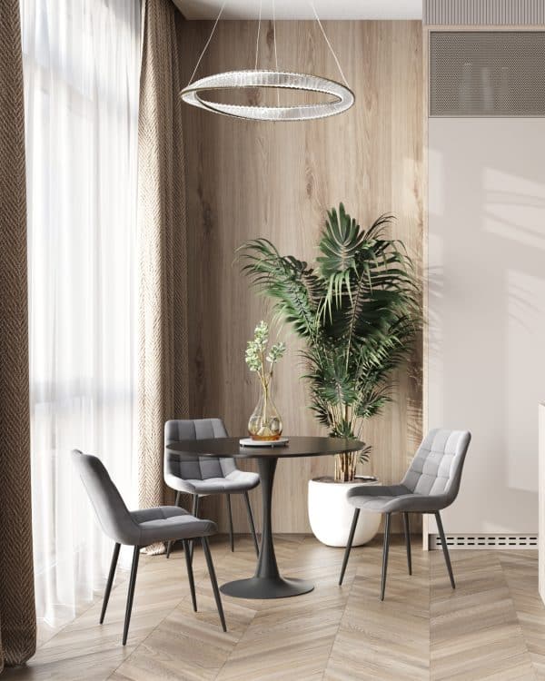 Стол Tulip D100 черный — изображение 3