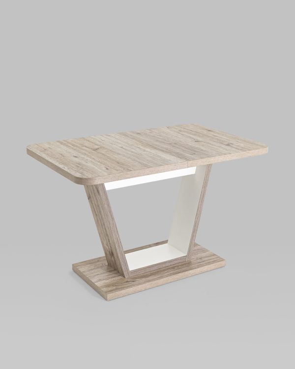 Стол Vector 120-160*80 дуб анкона/белый — изображение 2