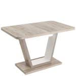 Стол Vector 120-160*80 дуб анкона/белый