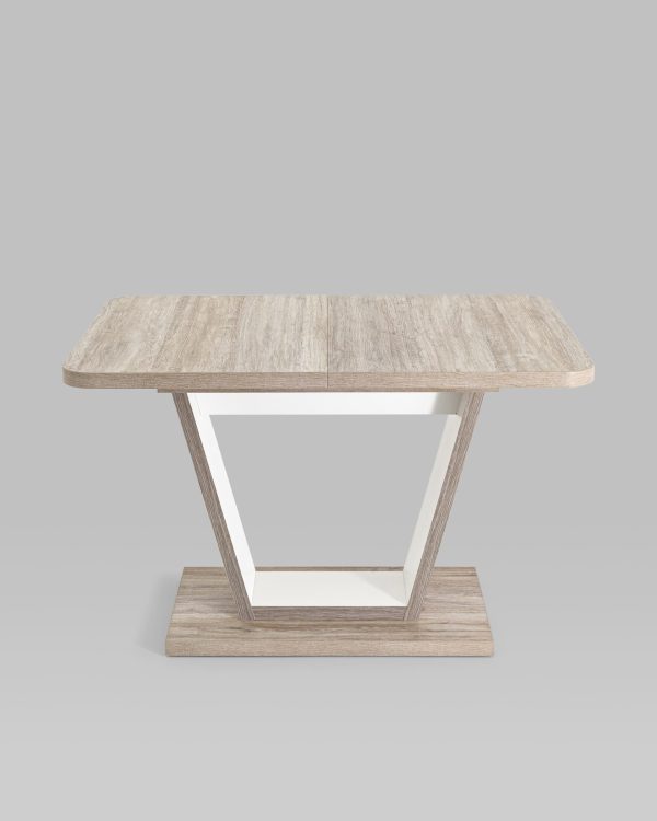 Стол Vector 120-160*80 дуб анкона/белый — изображение 3