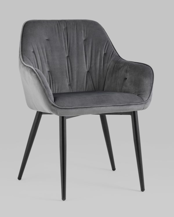 Стул Алекса велюр серый — изображение 2