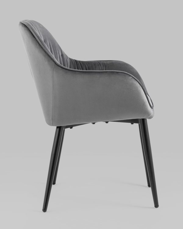 Стул Алекса велюр серый — изображение 3
