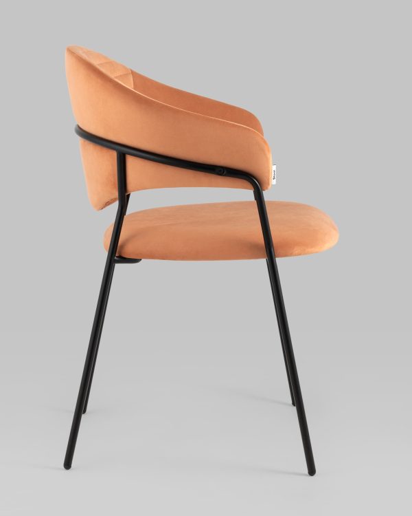 Стул Алексис велюр оранжевый 2 шт — изображение 3