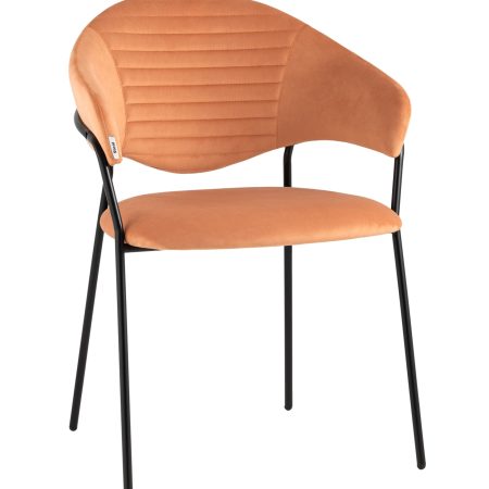 Стул Алексис велюр оранжевый