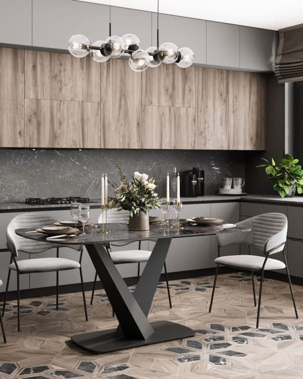 Стул Алексис велюр серый — изображение 3