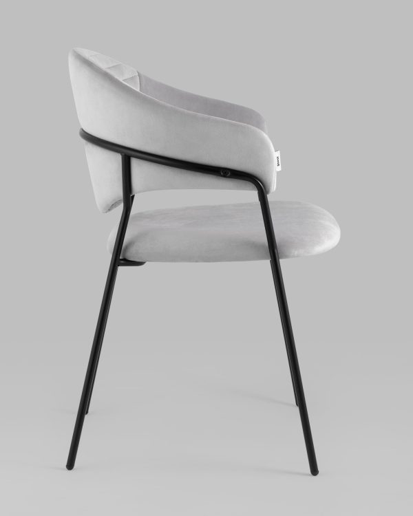 Стул Алексис велюр серый 2 шт — изображение 3