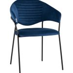 Стул Алексис велюр синий