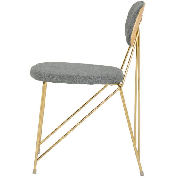 Стул Alice тёмно-серый — изображение 3