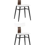 Стул ANT белый 2 шт.