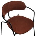 Стул Ant букле терракотовый — изображение 5