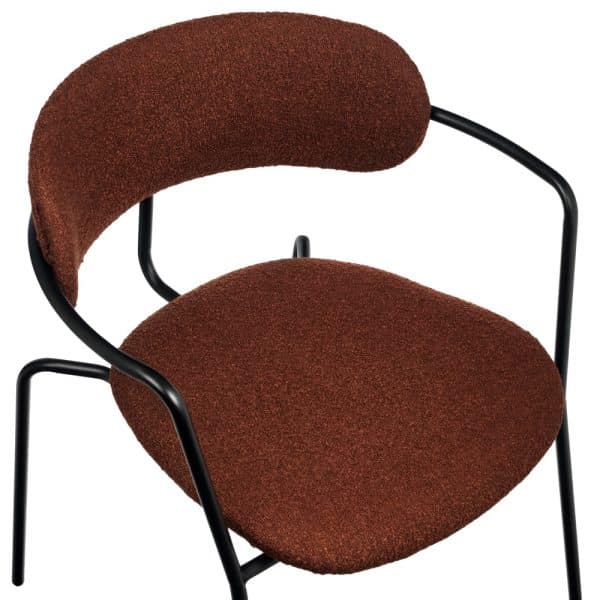 Стул Ant букле терракотовый — изображение 5