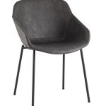 Стул Ashby экокожа серый