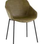 Стул Ashby экокожа зелёный