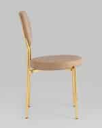 Стул Барбара NEW экокожа бежевая золотые ножки — изображение 3