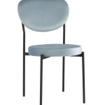 Стул Барбара NEW велюр серо-голубой
