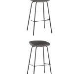 Стул барный Beetle Lite PU серый 2 шт