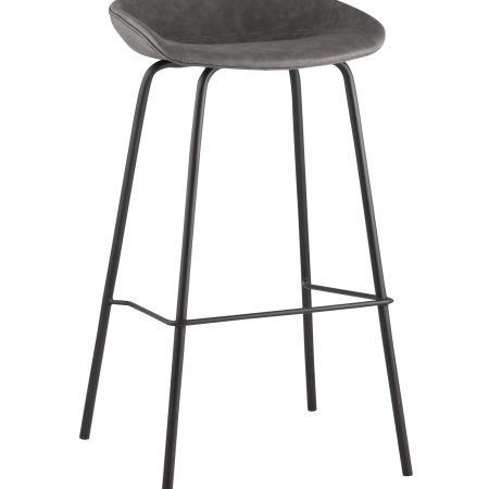 Стул барный Beetle Lite PU серый