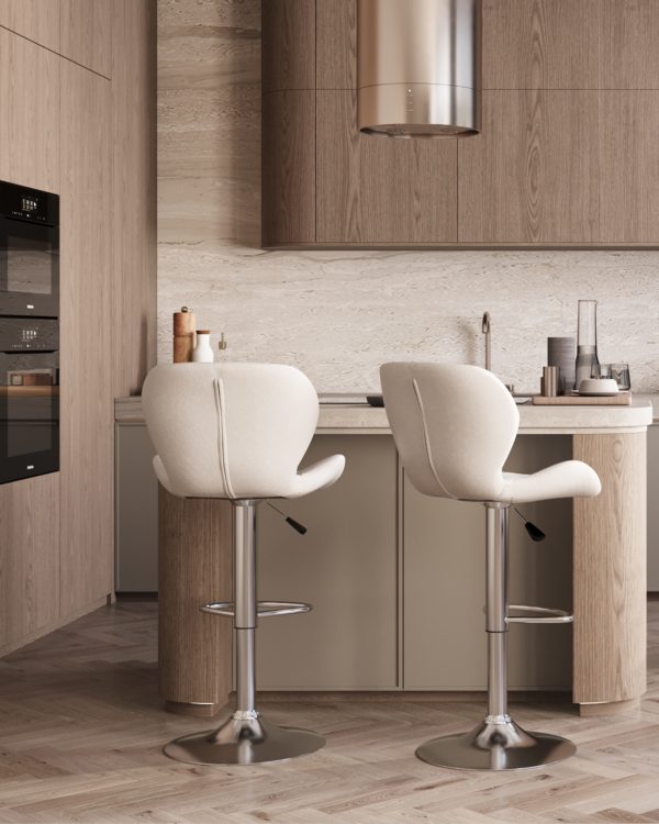 Стул барный Бон белый — изображение 3