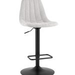 Стул барный Code рогожка светло-серый