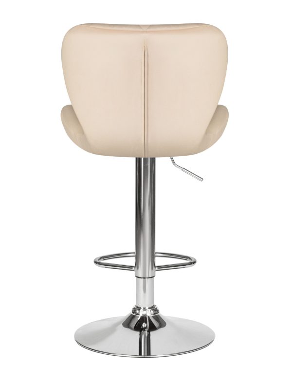 Стул барный DOBRIN BARNY, бежевый велюр (MJ9-10) — изображение 5