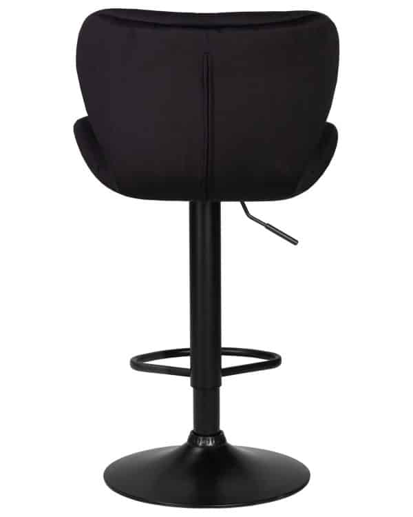 Стул барный DOBRIN BARNY BLACK, черный велюр (MJ9-101) — изображение 5