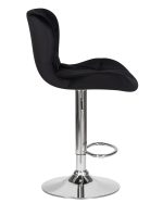 Стул барный DOBRIN BARNY, черный велюр (MJ9-101) — изображение 3