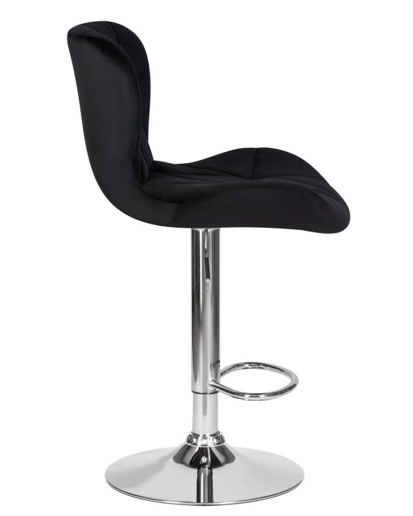 Стул барный DOBRIN BARNY, черный велюр (MJ9-101) — изображение 3