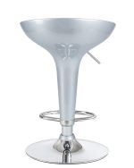 Стул барный DOBRIN BOMBA, серебряный металлик — изображение 5