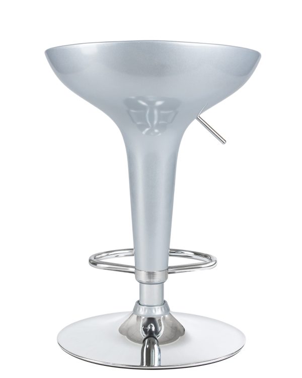 Стул барный DOBRIN BOMBA, серебряный металлик — изображение 5