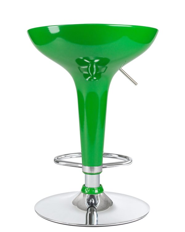 Стул барный DOBRIN BOMBA, зелёный металлик — изображение 5