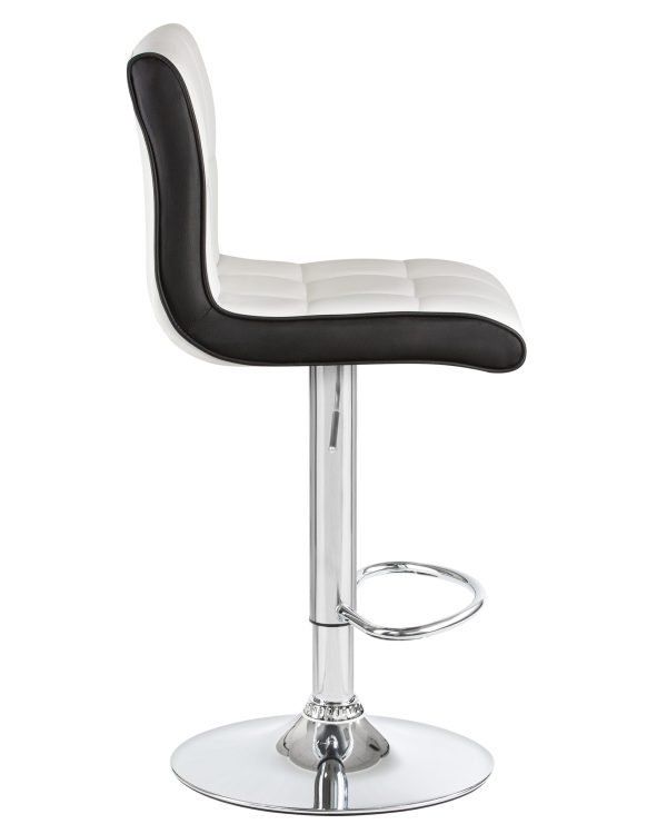 Стул барный DOBRIN CANDY, бело-чёрный — изображение 3