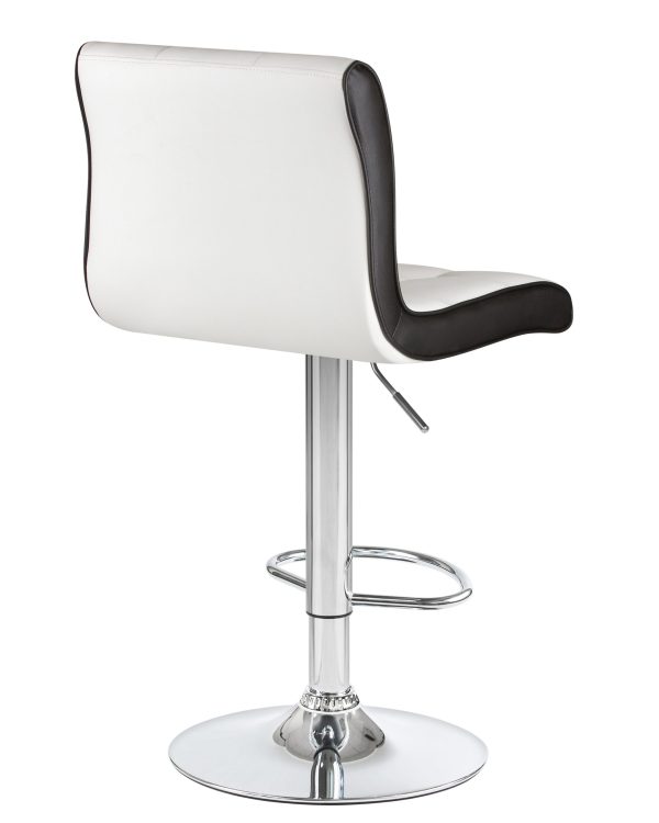 Стул барный DOBRIN CANDY, бело-чёрный — изображение 4