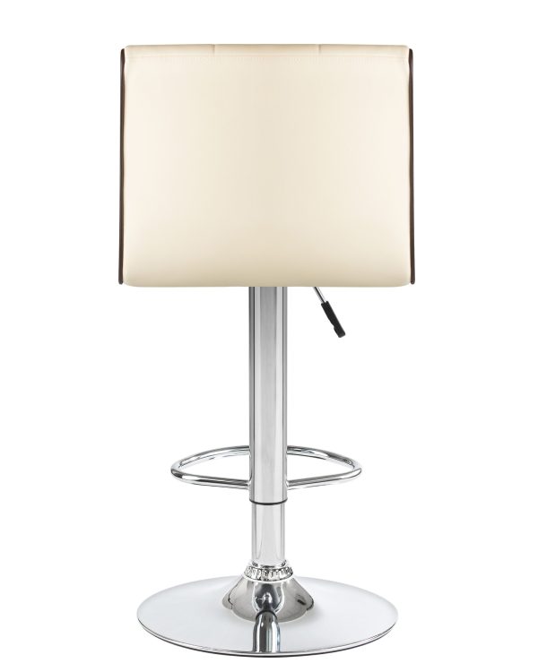 Стул барный DOBRIN CANDY, кремово-коричневый — изображение 4