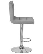 Стул барный DOBRIN CANDY, серый велюр (MJ9-75) — изображение 3
