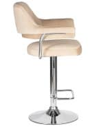 Стул барный DOBRIN CHARLY, бежевый велюр (MJ9-10) — изображение 3
