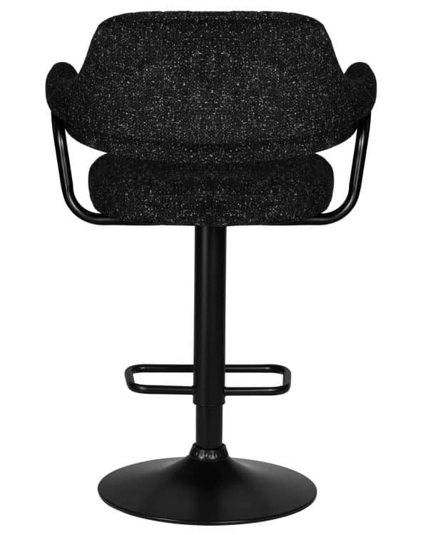 Стул барный DOBRIN CHARLY BLACK, черный твид (LEO18) — изображение 5