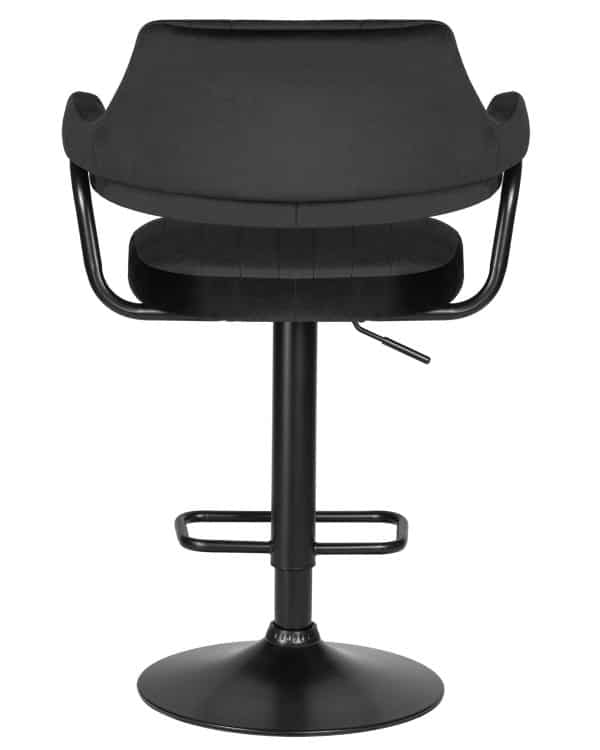 Стул барный DOBRIN CHARLY BLACK, черный велюр (MJ9-101) — изображение 5