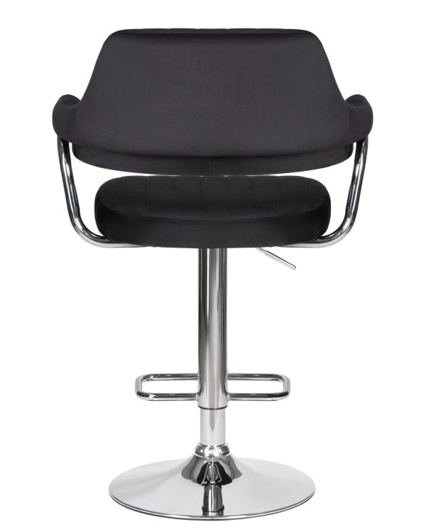 Стул барный DOBRIN CHARLY, черный велюр (MJ9-101) — изображение 5