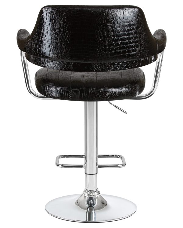 stul-barnyj-dobrin-charly-chjornyj-krokodil-4 Стул барный DOBRIN CHARLY, чёрный крокодил — изображение 5