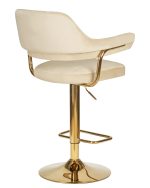 Стул барный DOBRIN CHARLY GOLD, бежевый велюр (MJ9-10) — изображение 4