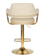 Стул барный DOBRIN CHARLY GOLD, бежевый велюр (MJ9-10) — изображение 5