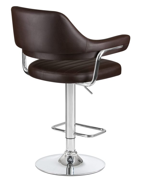 Стул барный DOBRIN CHARLY, коричневый — изображение 4