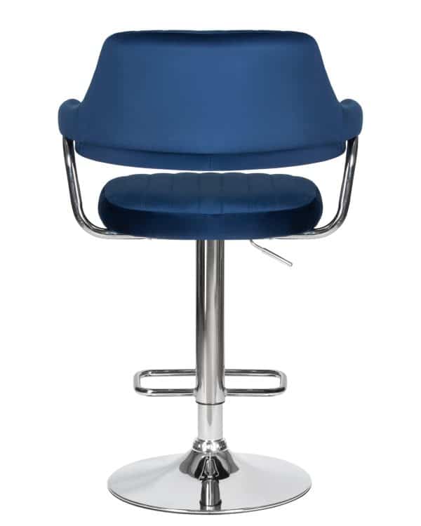 Стул барный DOBRIN CHARLY, синий велюр (MJ9-117) — изображение 5