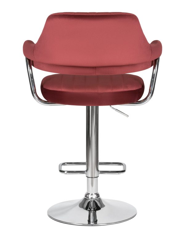Стул барный DOBRIN CHARLY, винный велюр (MJ9-35) — изображение 5