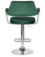 Стул барный DOBRIN CHARLY, зеленый велюр (MJ9-88) — изображение 5