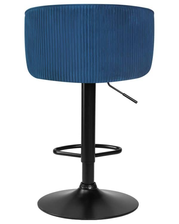 Стул барный DOBRIN DARCY BLACK, синий велюр (1922-20) — изображение 5