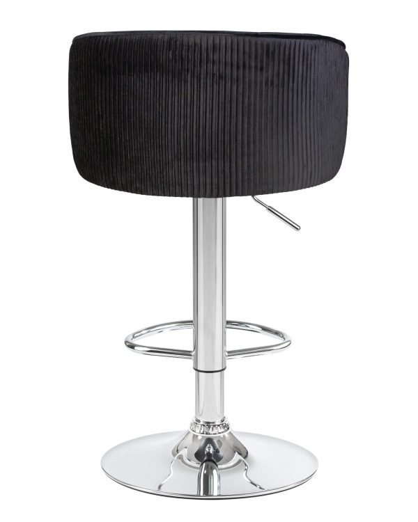 Стул барный DOBRIN DARCY, черный велюр (1922-21) — изображение 5