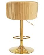 Стул барный DOBRIN DARCY GOLD, песочный велюр (1922-3) — изображение 5